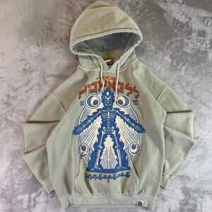 Your Highness Graphic Hoodie Skeleton Psychedelic Streetwear Pullover Mens
